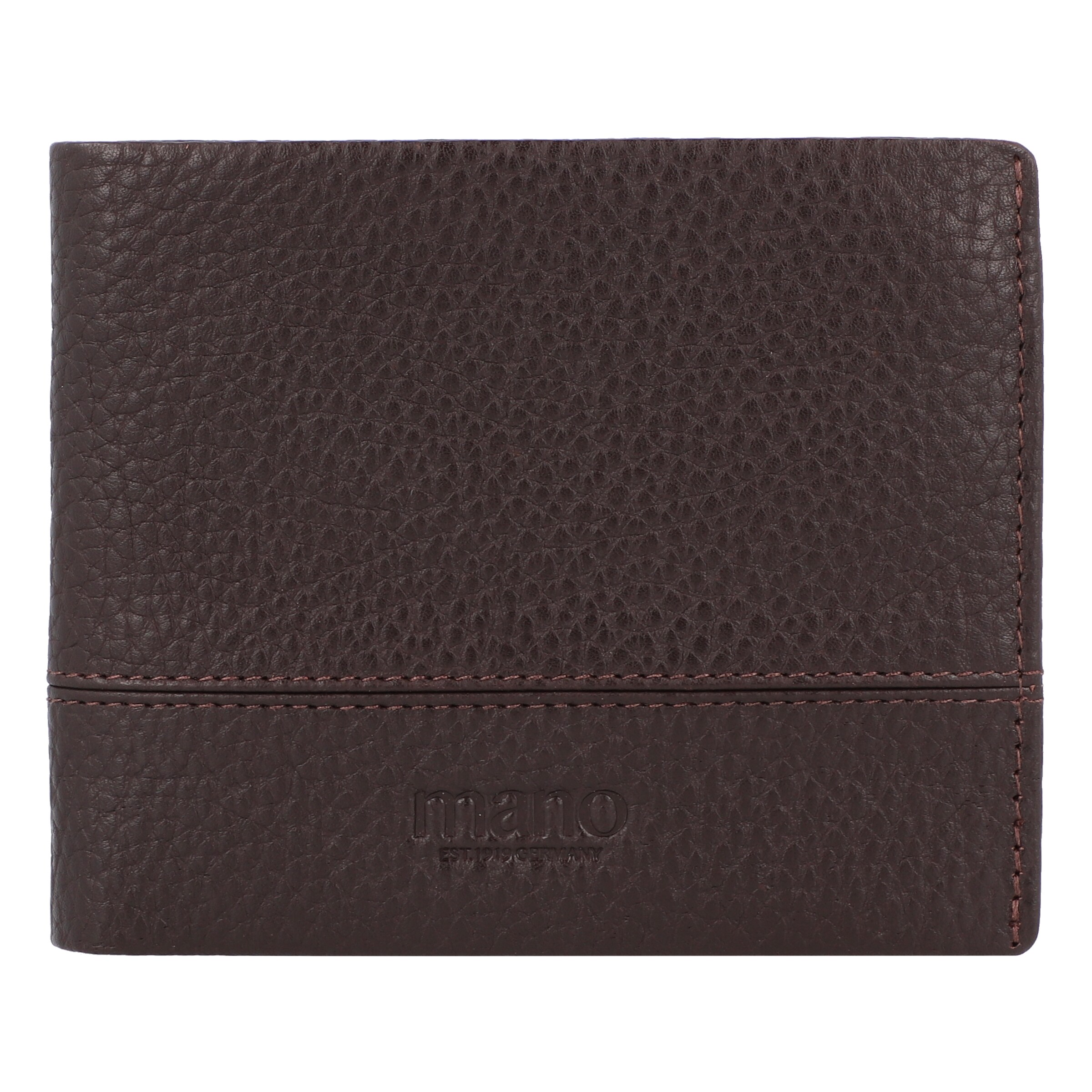 mano Wallet 'Don Tommas' in Brown: front