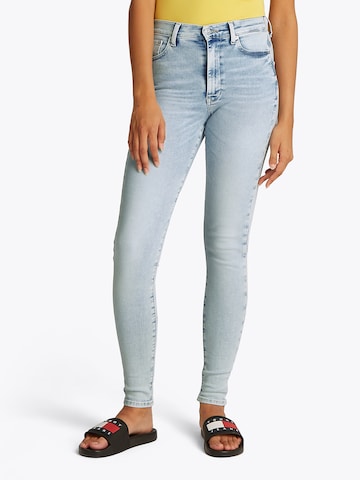 Tommy Jeans Skinny Jeans 'SYLVIA' in Blue: front