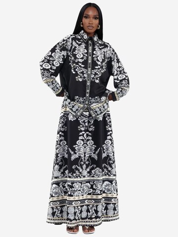 Tenue d'intérieur MSN Collection en noir : devant