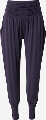 CURARE Yogawear Tapered Sportnadrágok - kék: elől