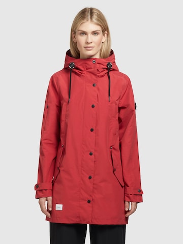 khujo Between-Season Jacket in Red: front