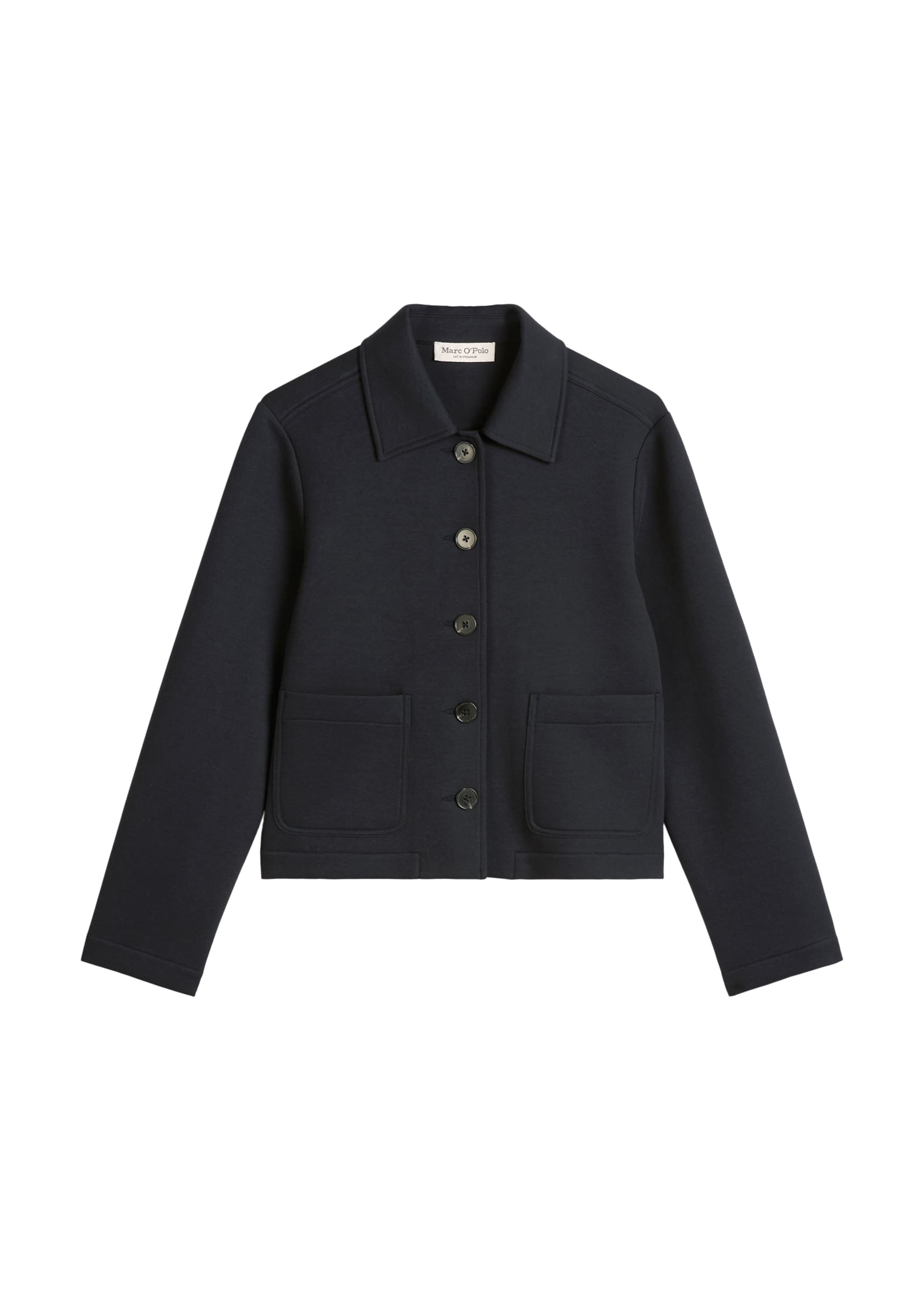 Marc O'Polo Tussenjas in de kleur Marine, Productweergave