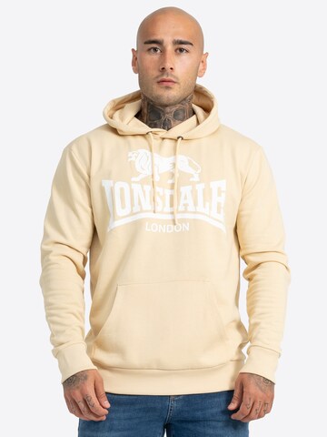 Sweat-shirt 'SHERBORNE' LONSDALE en beige : devant