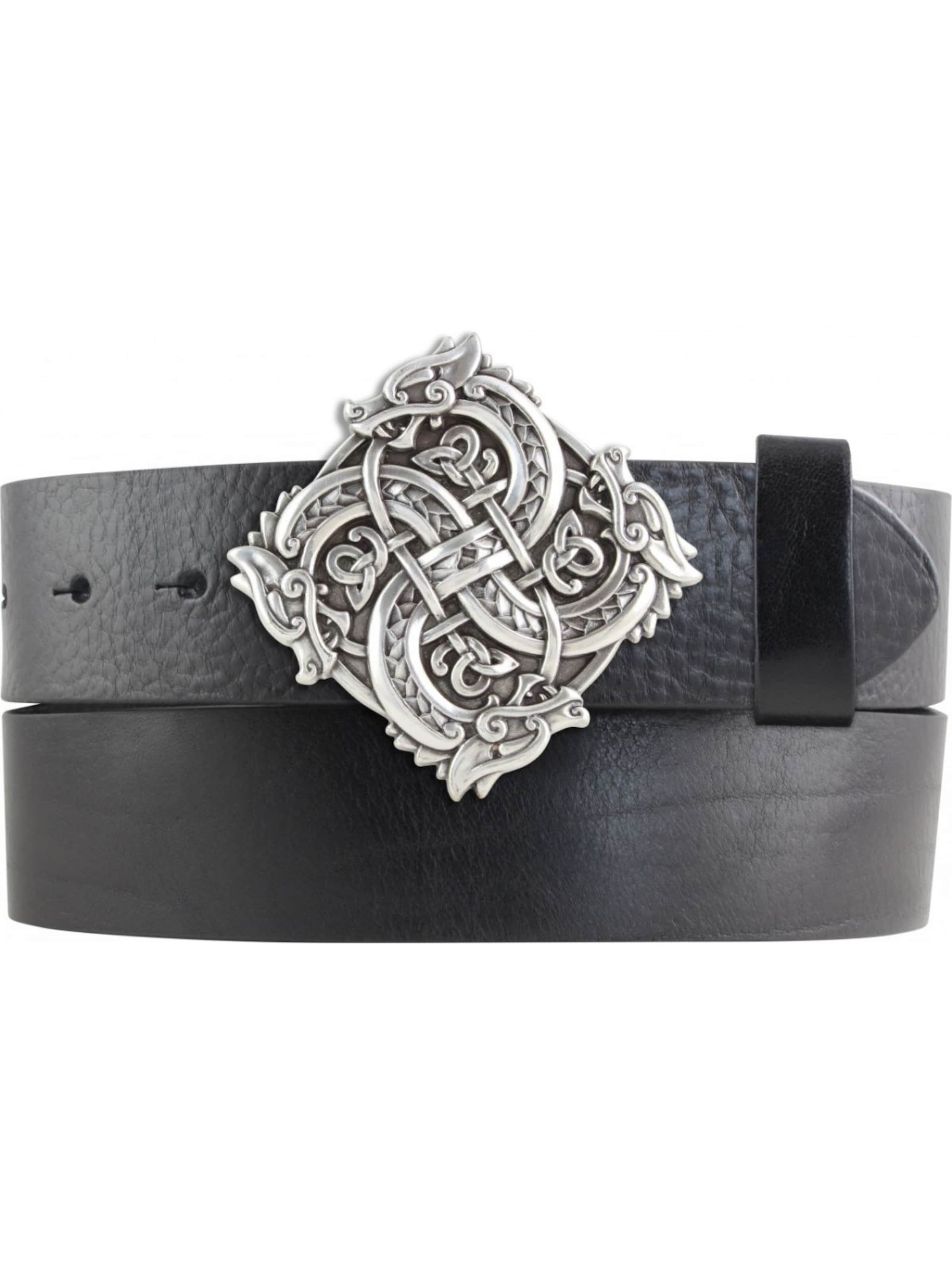 BELTINGER Gürtel 'Gelaa'‌‌‌‌‌‌‌‌ in Schwarz: Vorderseite