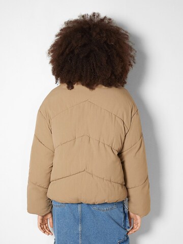 Bershka Between-season jacket in Beige