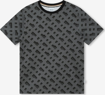 T-Shirt BOSS Kidswear en noir : devant