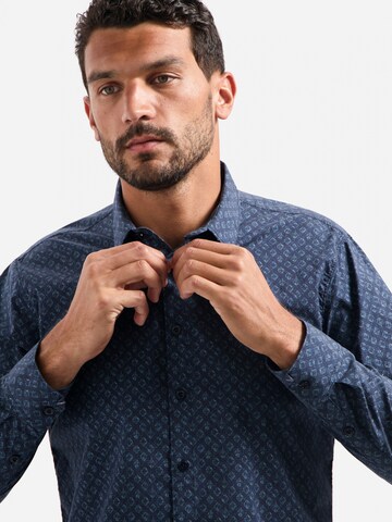 Regular fit Camicia di No Excess in blu