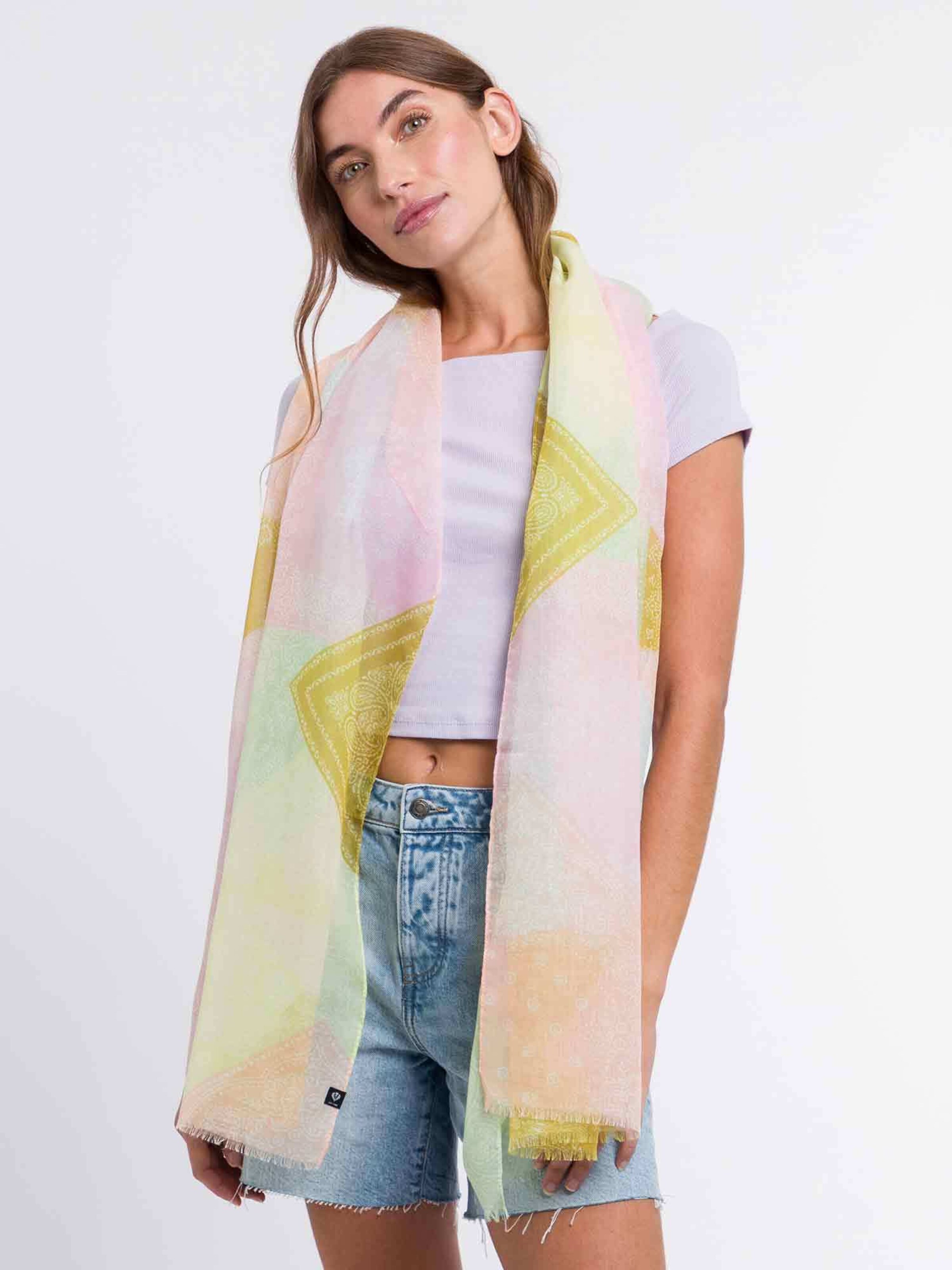 FRAAS Scarf in Yellow: front