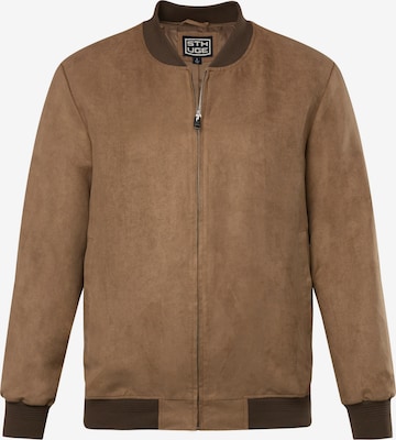 STHUGE Between-Season Jacket in Brown: front