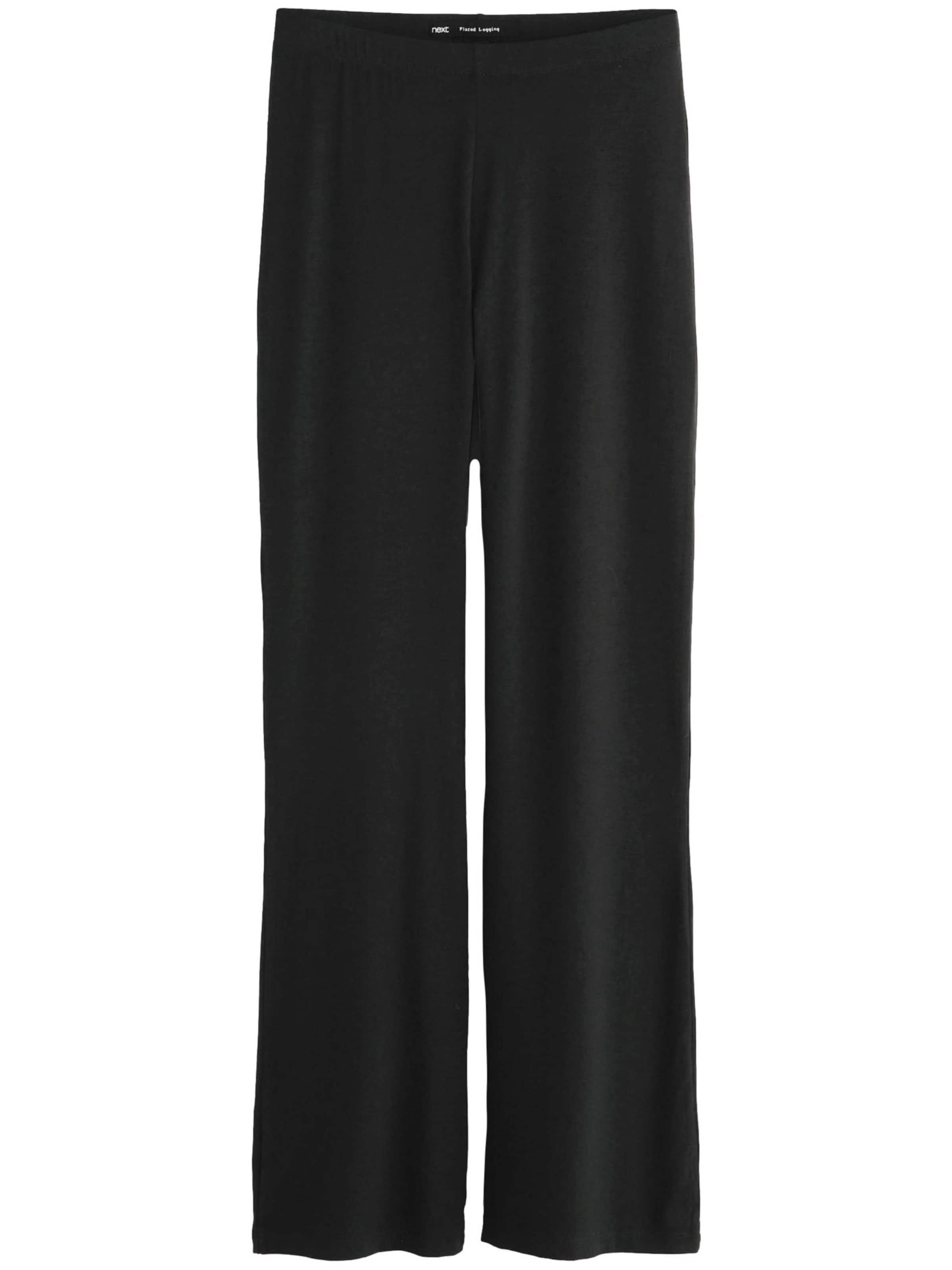 Regular Pantaloni de la Next pe negru: față