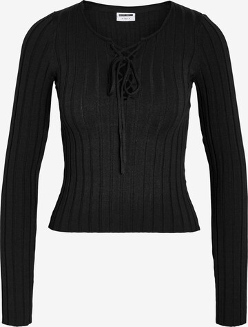 Pullover 'FREYA' di Noisy may in nero: frontale