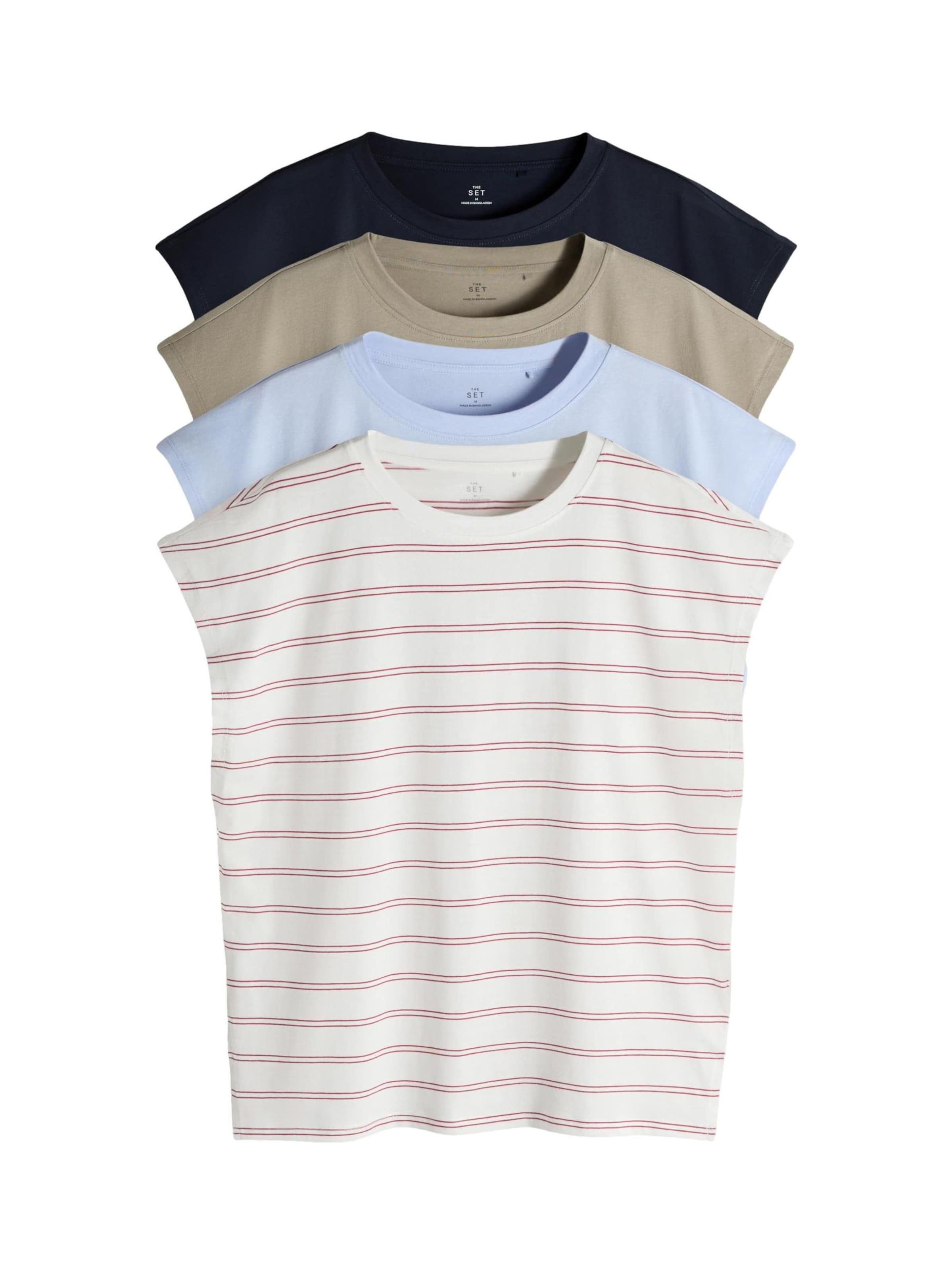 Tricou de la The Set pe albastru: față