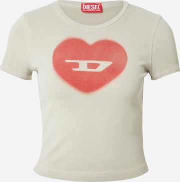 T-shirt 'ELE' DIESEL en vert : devant