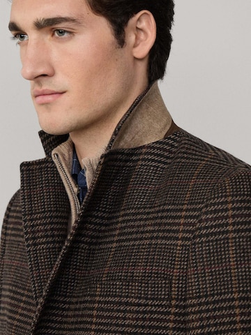Cappotto di mezza stagione 'Country Check' di Hackett London in marrone
