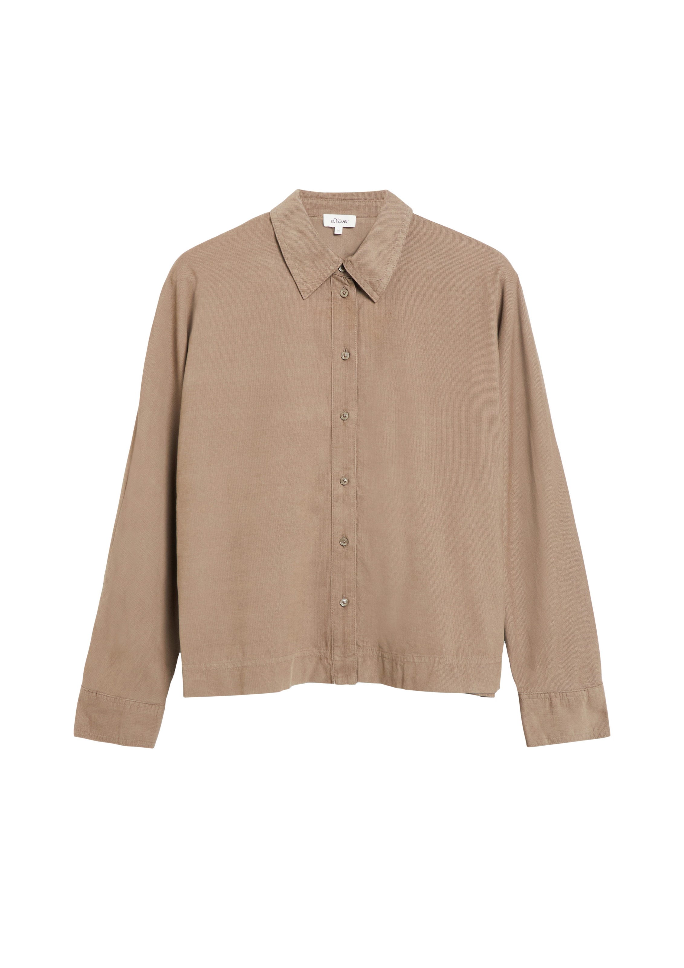 s.Oliver Blouse in Bruin: voorkant