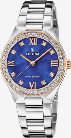 FESTINA Analoog horloge 'Festina - Watch Solar Energy - Quartz watch movement - Watch case width: 35 mm' in Blauw: voorkant