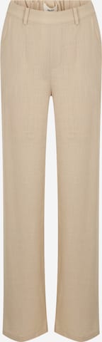 OBJECT Tall Loosefit Broek 'ALINE' in Beige: voorkant