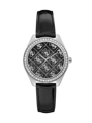 GUESS Analoog horloge 'Sugar' in Zwart: voorkant