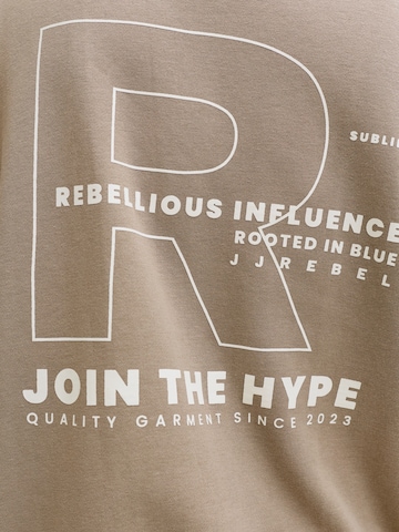 JJ Rebel - Sweatshirt 'JREBZAKI' em castanho