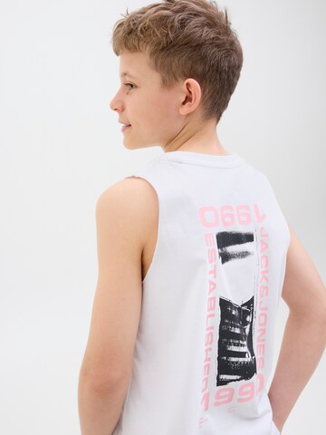 Jack & Jones Junior Μπλουζάκι 'JCOSAGO' σε λευκό
