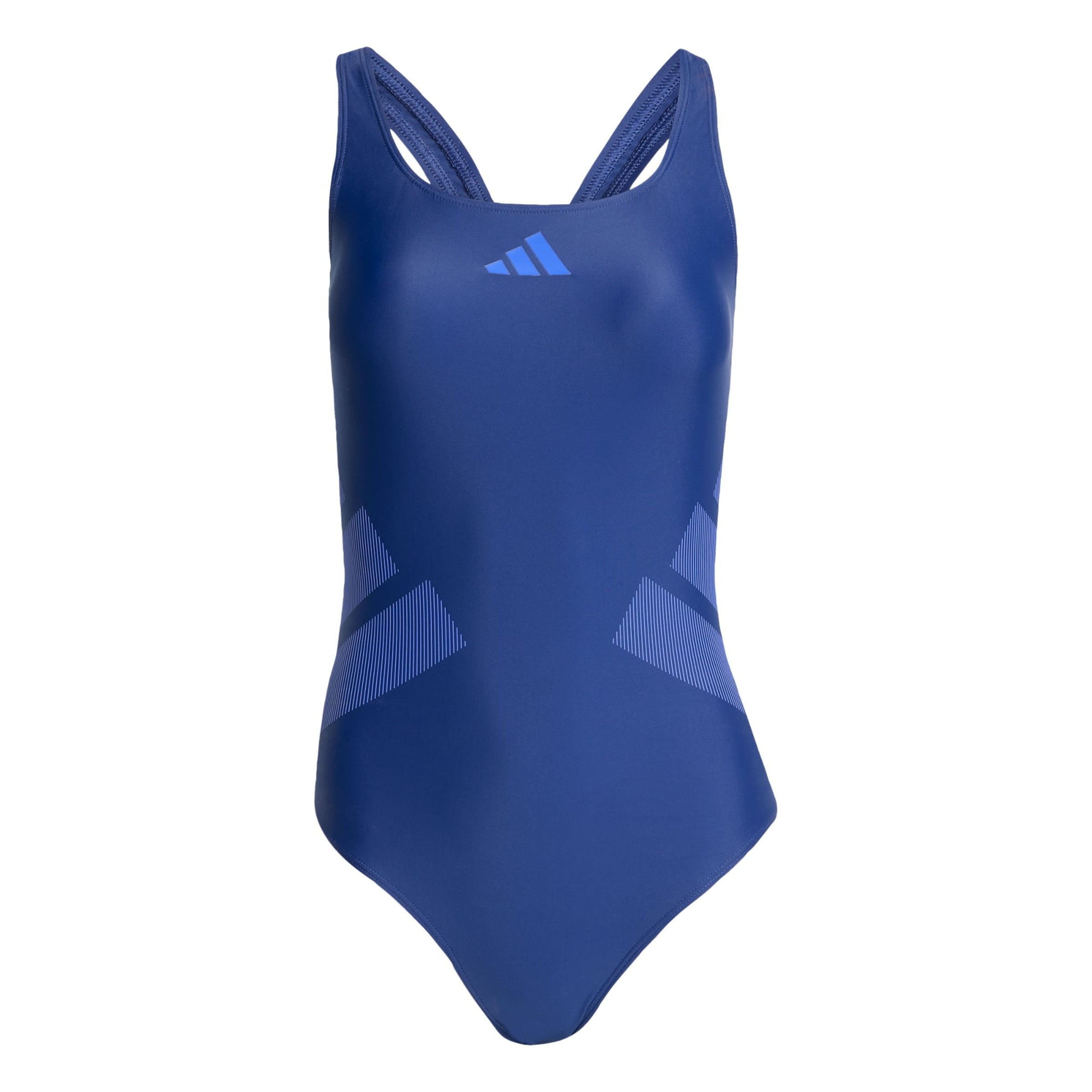ADIDAS PERFORMANCE Bustier Sportbadeanzug 'Logo C-back' in Blau: Vorderseite