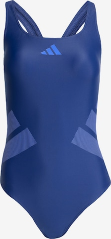 ADIDAS PERFORMANCE Спортивный купальник 'Logo C-back' в Синий: спереди