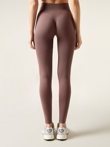 CALZEDONIA Skinny Leggings in Braun
