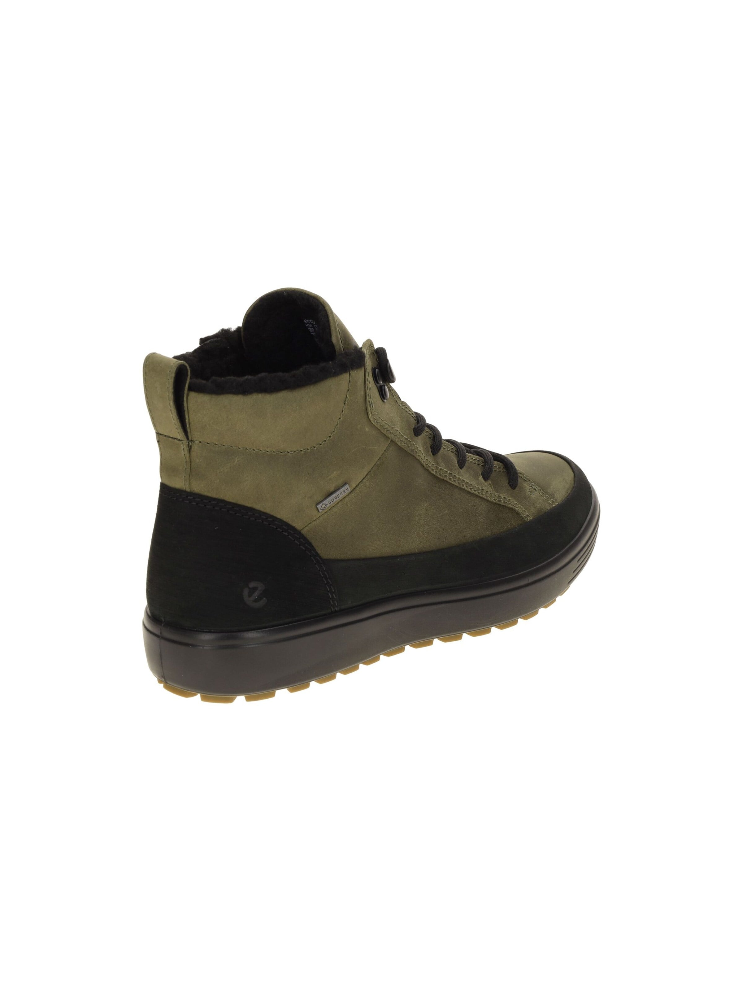 Boots stringati 'Soft 7' di ECCO in verde