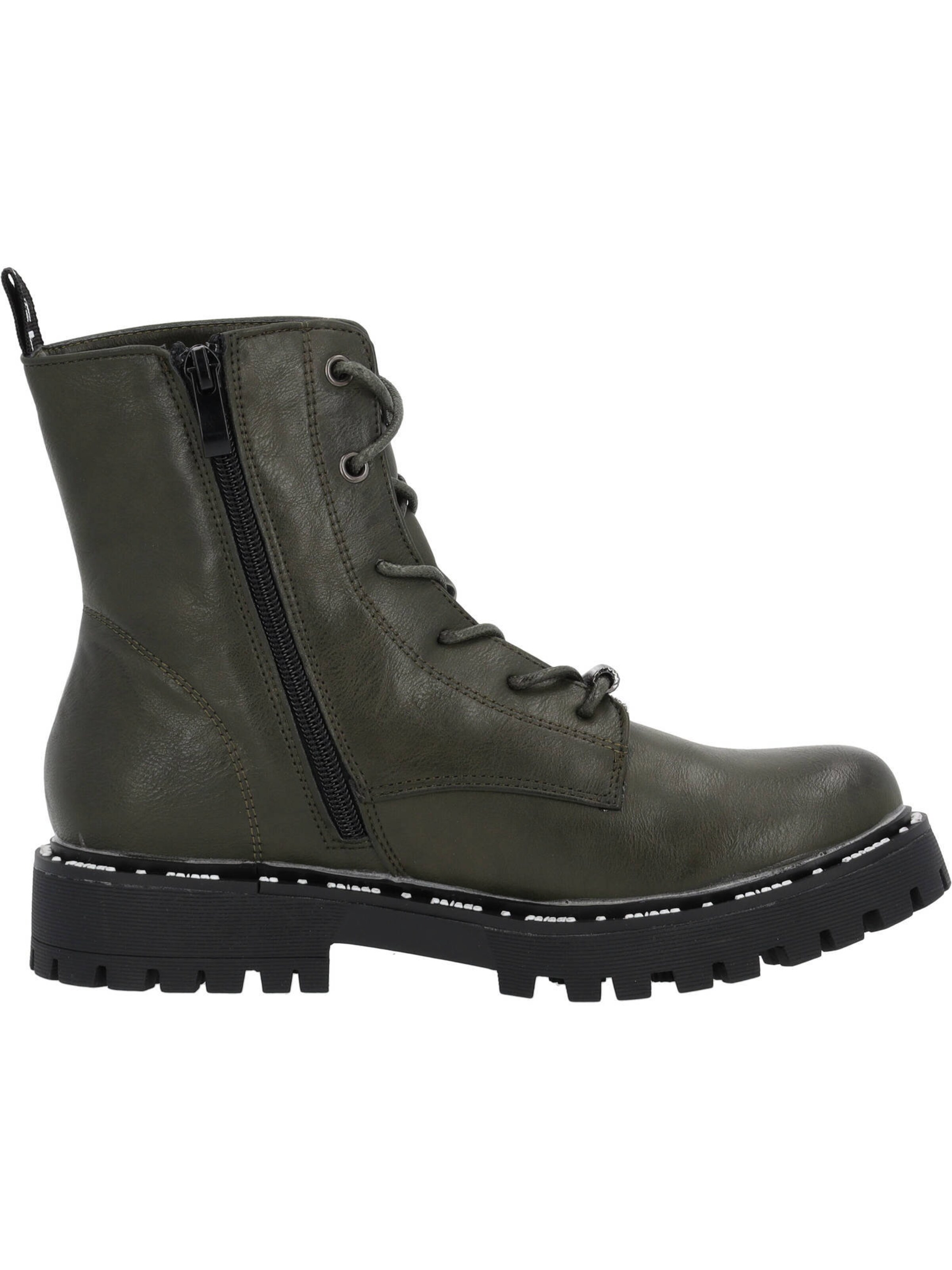 Palado Schnürstiefelette 'Sideros' in Grün