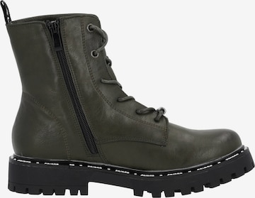 Palado Lace-Up Ankle Boots 'Sideros' in Green
