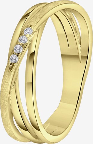 Lucardi Ring in Goud: voorkant