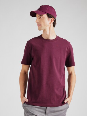 T-Shirt 'MAARKOS' ARMEDANGELS en rouge : devant