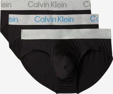Calvin Klein - Braga 'CALVIN KLEIN HIP BRIEF 3 PK Intimo' en negro: frente