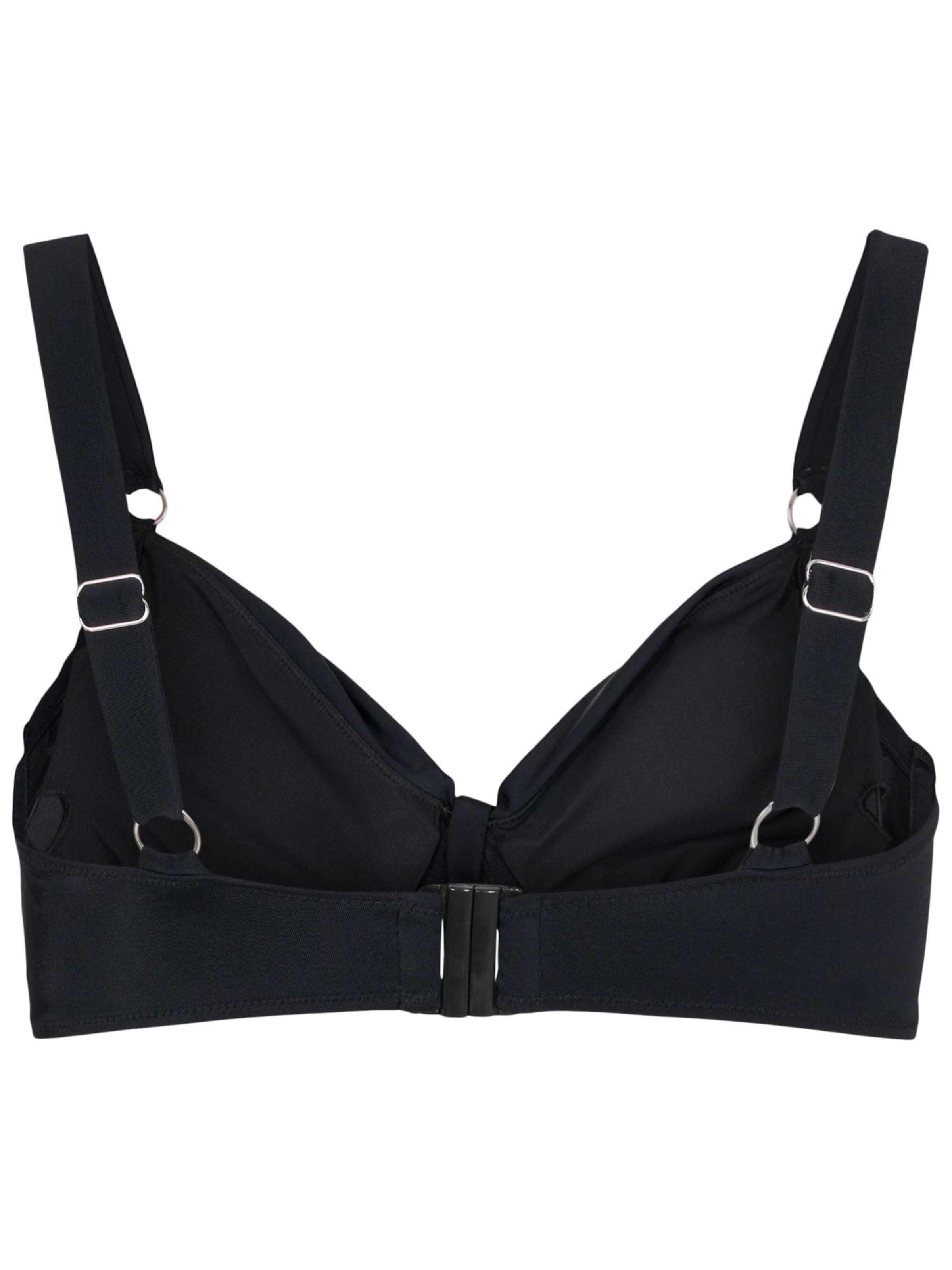 Swim by Zizzi Regular Bikini top in Black