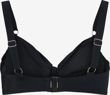 Swim by Zizzi Bustier Bikinitop in Schwarz