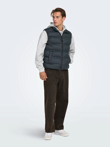 Only & Sons Vest 'UNION' in Black