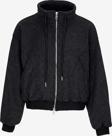 Veste en polaire MYMO en gris : devant