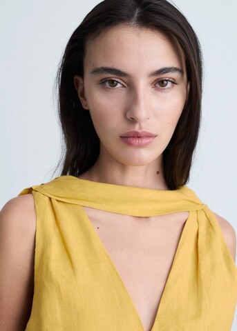 MANGO Kleid in Gelb