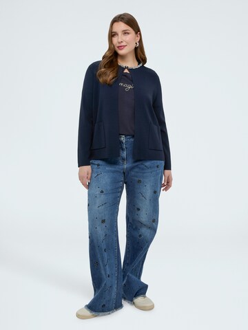 Fiorella Rubino Knit cardigan in Blue