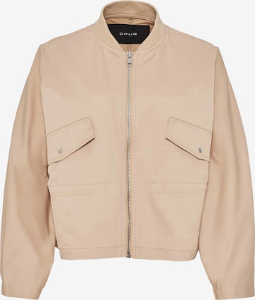 OPUS Between-Season Jacket 'Hikal' in Beige: front