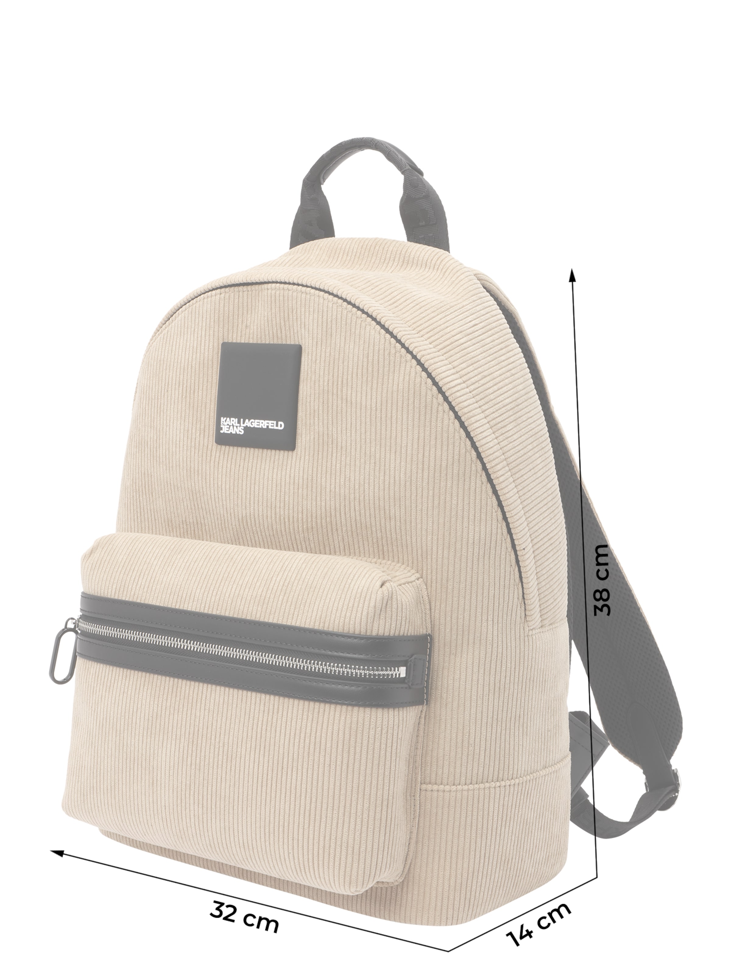 bēšs KARL LAGERFELD JEANS Mugursoma