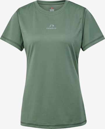 T-shirt fonctionnel Newline en vert : devant