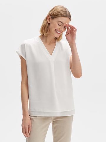 Camicia da donna 'Feliso' di OPUS in bianco: frontale