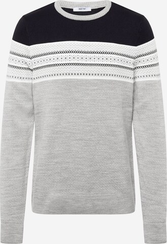 ABOUT YOU Sweater 'Dario' in Grey: front