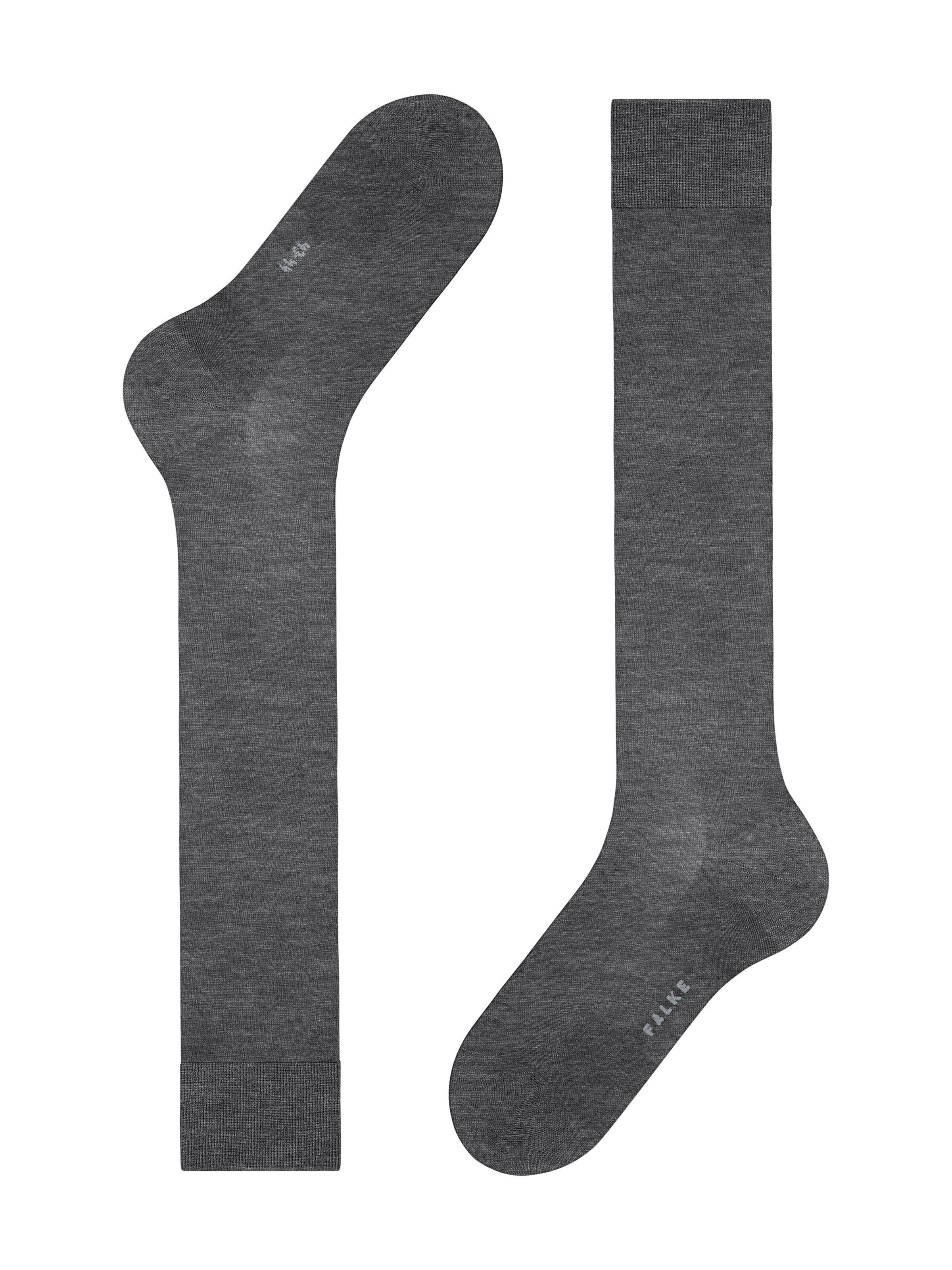 FALKE Knee High Socks 'ClimaWool' in Grey