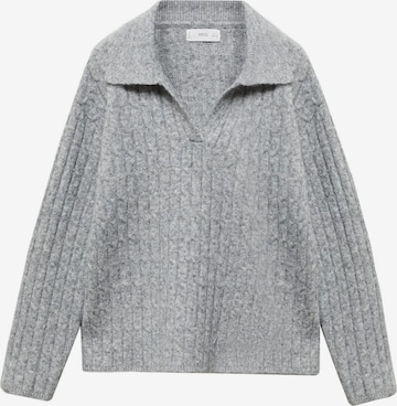 Pull-over MANGO KIDS en gris : devant