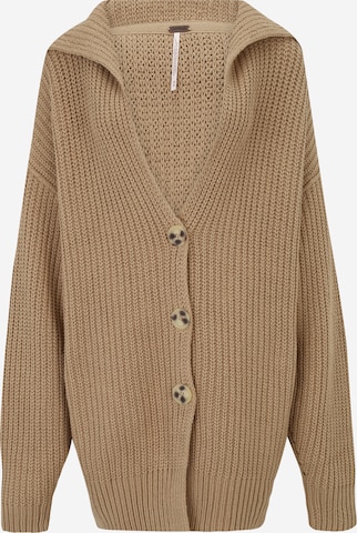 Free People Strickjacke 'SWIM TOO DEEP' in Beige: predná strana