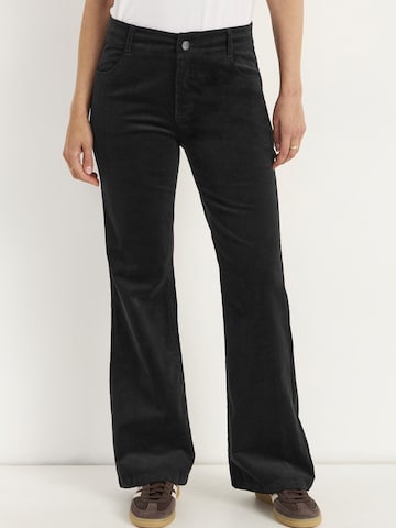 Cellbes of Sweden Wide Leg Hose in Schwarz: Vorderseite