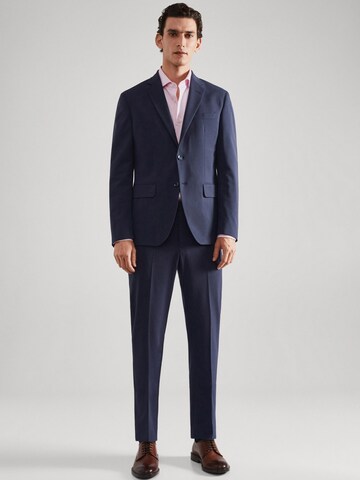 MANGO MAN Slim fit Zakelijk overhemd 'Lakecity' in Roze