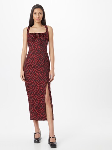 Nasty Gal Dress in Red: front